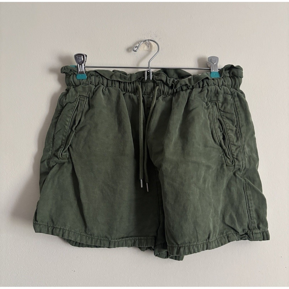 Urban Outfitters BDG Shorts Green Womens Medium Elastic Waist Boho Grunge Cotton